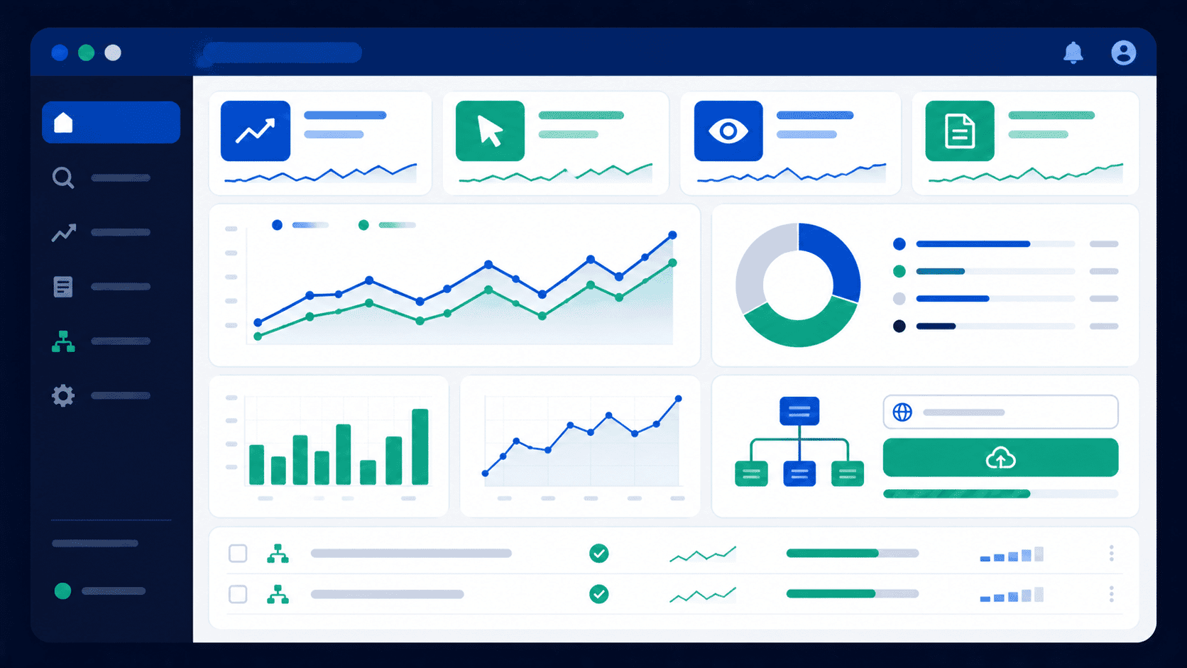 Tableau de bord Google Search Console avec rapports de performance et d'indexation pour le SEO